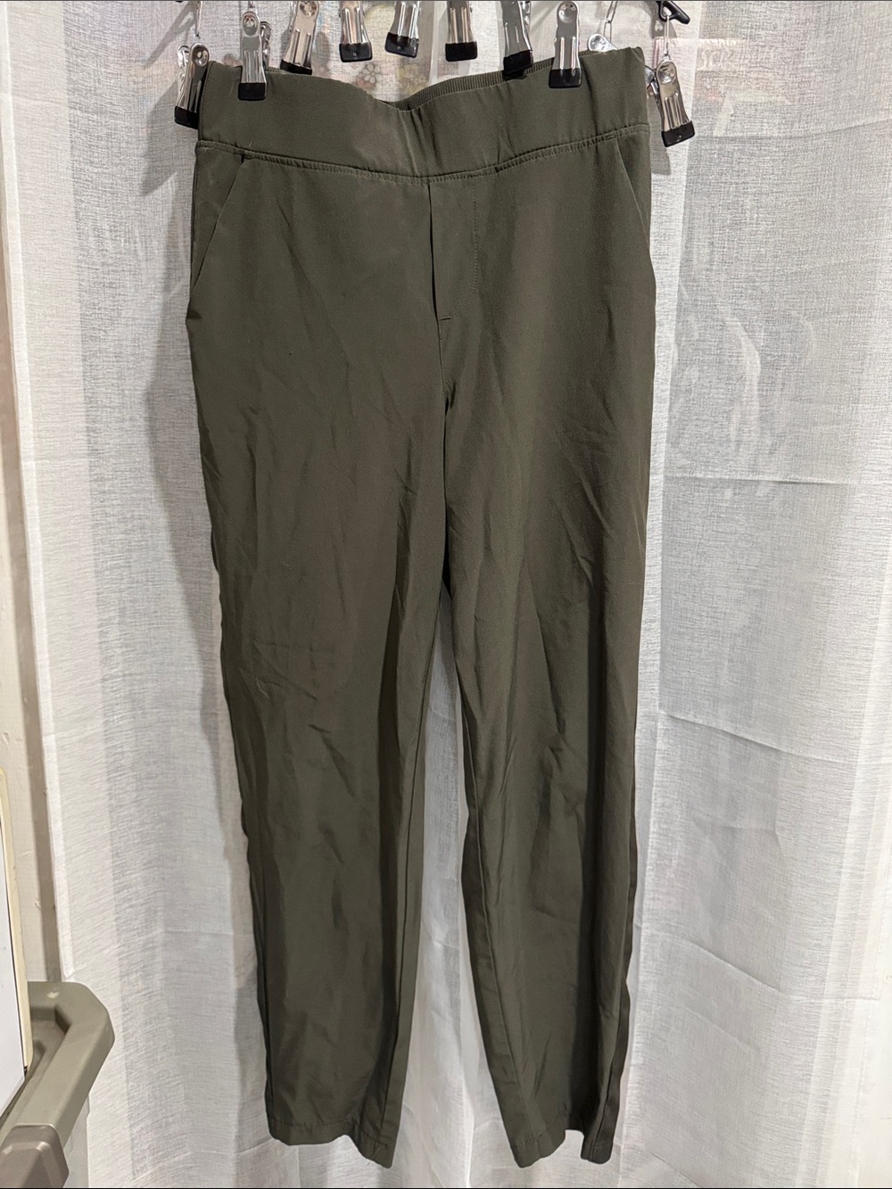 Soundstyle Olive Green Pull-On Pants - Size S